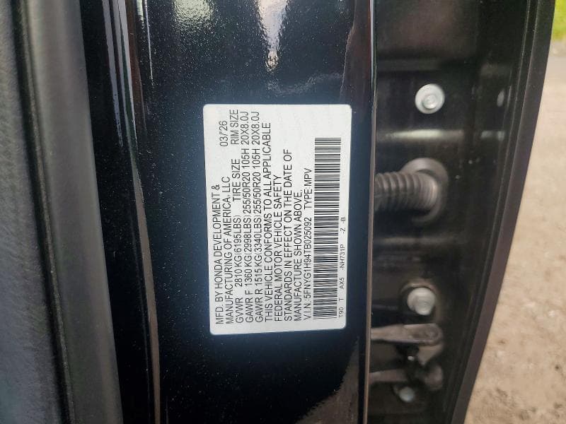2026 HONDA PILOT BLACK EDITION 14