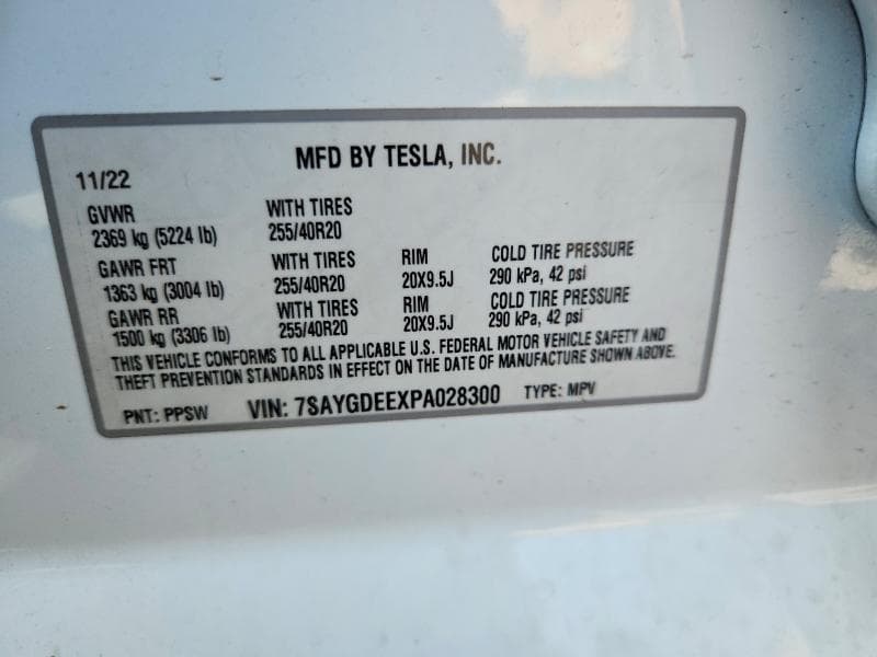 2023 TESLA MODEL Y 12