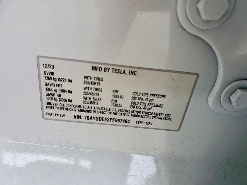 2023 TESLA MODEL Y 12