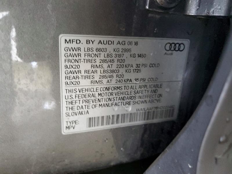 2017 AUDI Q7 PREMIUM PLUS 14