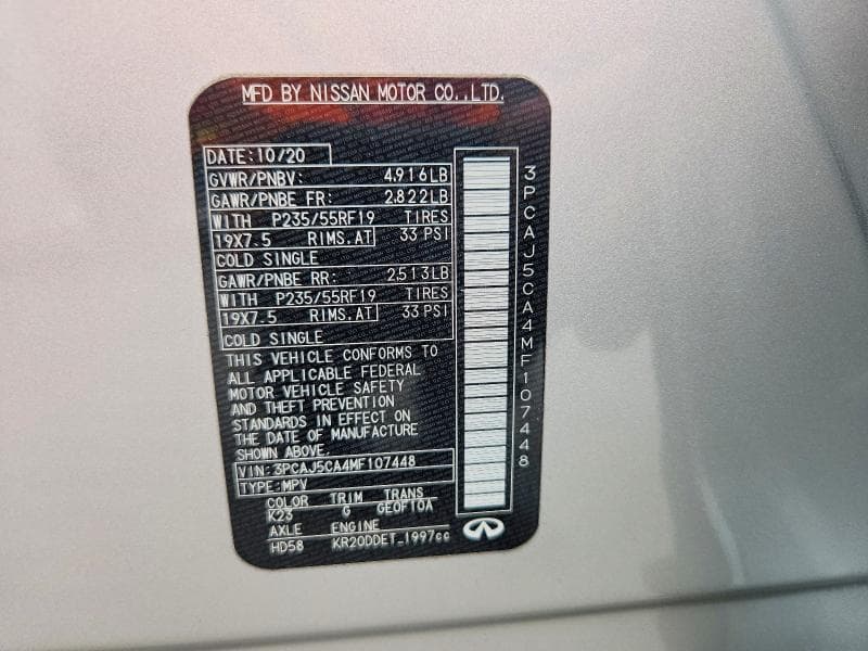 2021 INFINITI QX50 ESSENTIAL 13