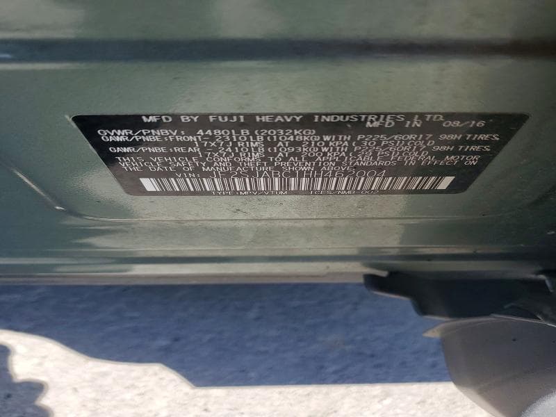 2017 SUBARU FORESTER 2.5I 13