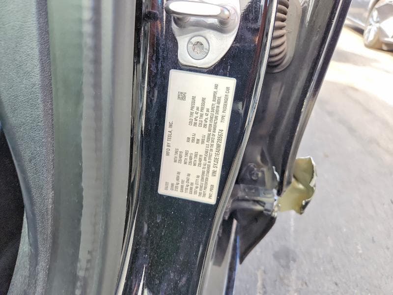 2022 TESLA MODEL 3 12