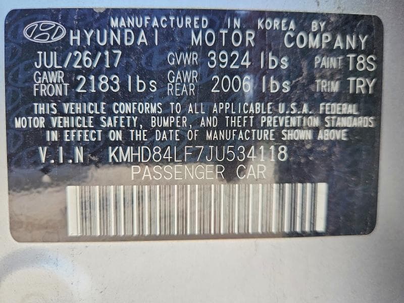 2018 HYUNDAI ELANTRA SEL 12