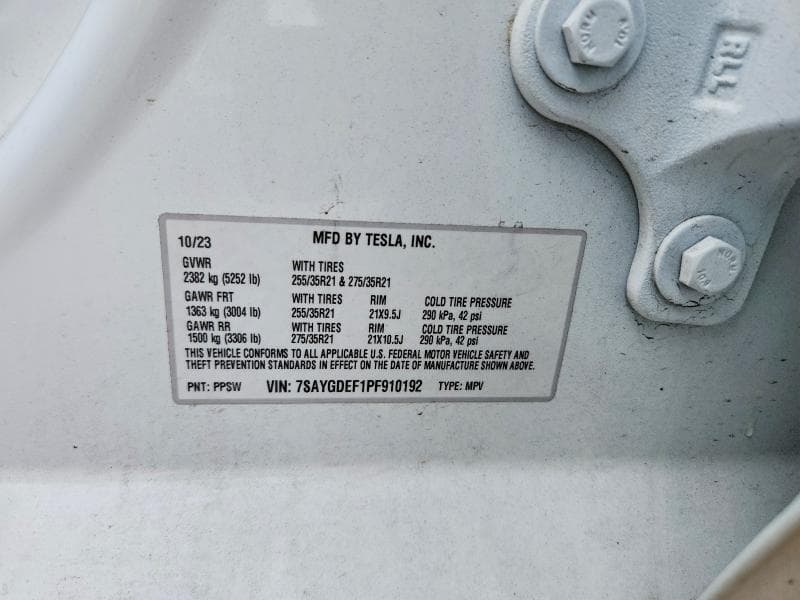 2023 TESLA MODEL Y 12