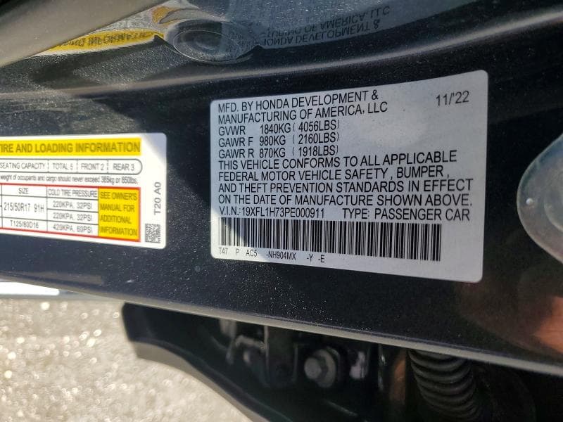 2023 HONDA CIVIC EXL 12