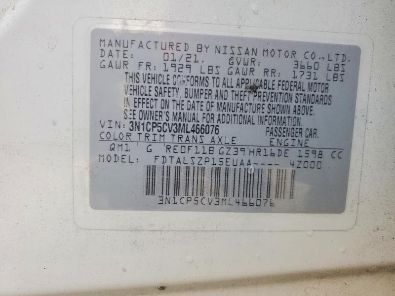 2021 NISSAN KICKS SV 13