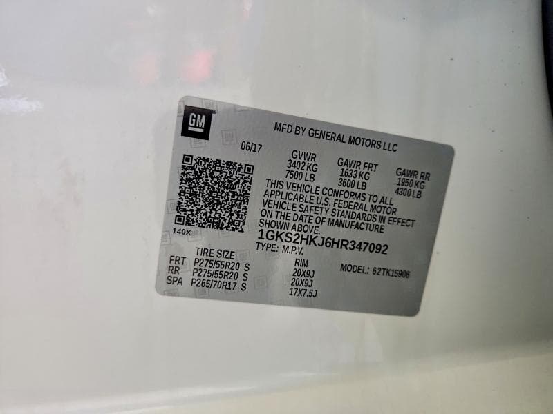 2017 GMC YUKON XL DENALI 13