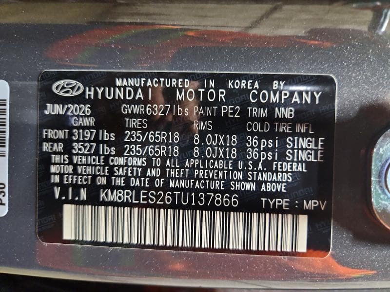 2026 HYUNDAI PALISADE SEL 13
