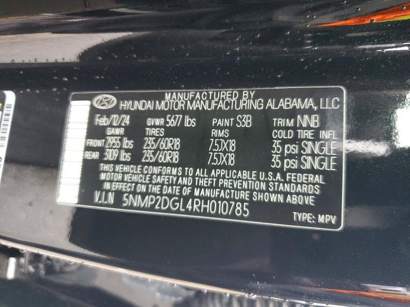 2024 HYUNDAI SANTA FE SEL 14