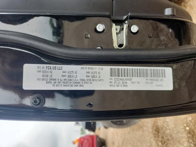2018 CHRYSLER 300 TOURING 12