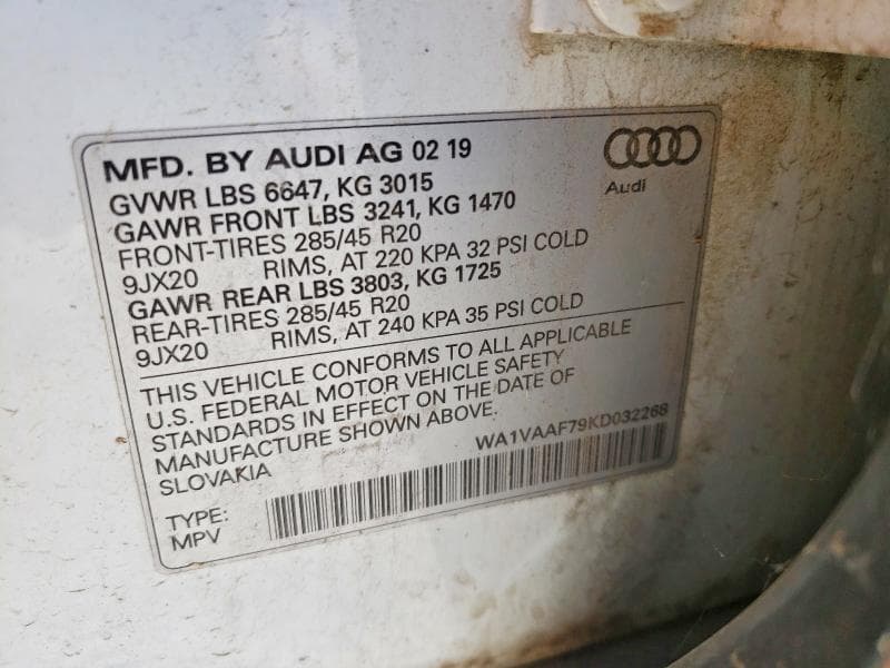 2019 AUDI Q7 PRESTIGE 13