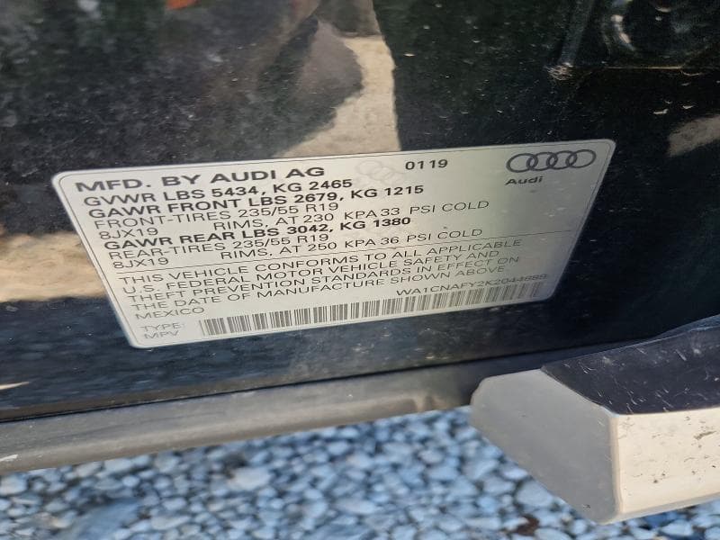 2019 AUDI Q5 PRESTIGE 14