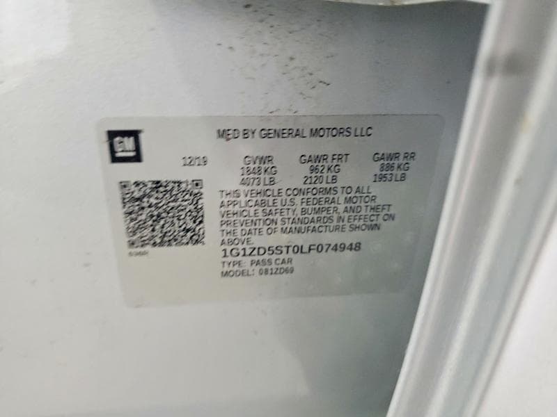 2020 CHEVROLET MALIBU LT 12