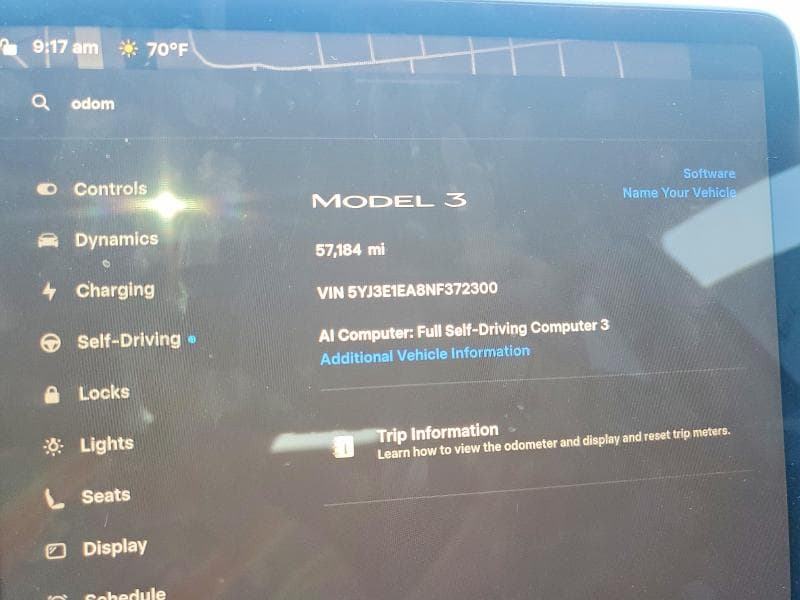 2022 TESLA MODEL 3 9