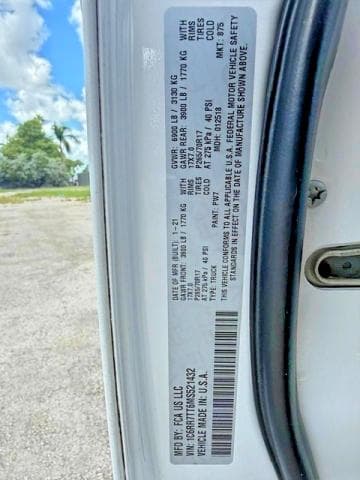 2021 RAM 1500 CLASSIC SLT 15