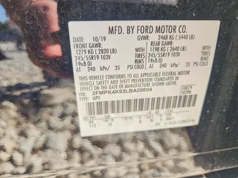 2020 FORD EDGE TITANIUM 14