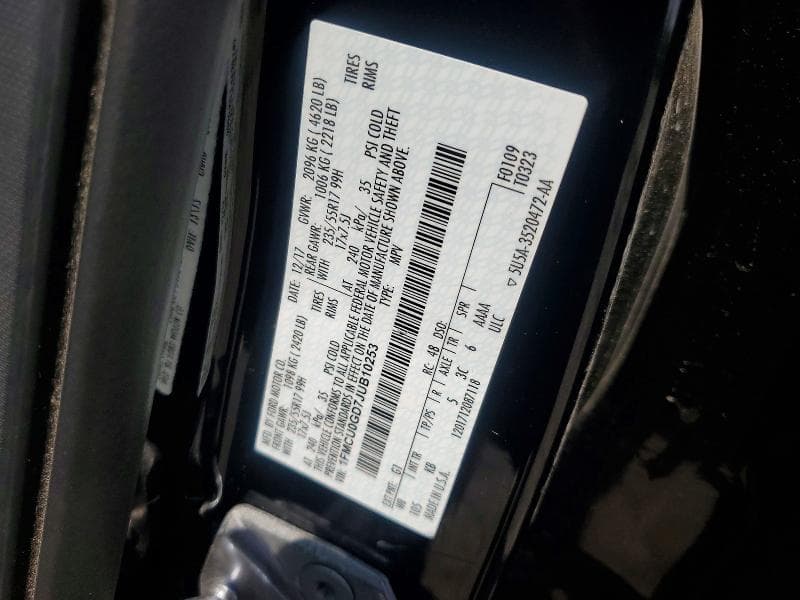 2018 FORD ESCAPE SE 13