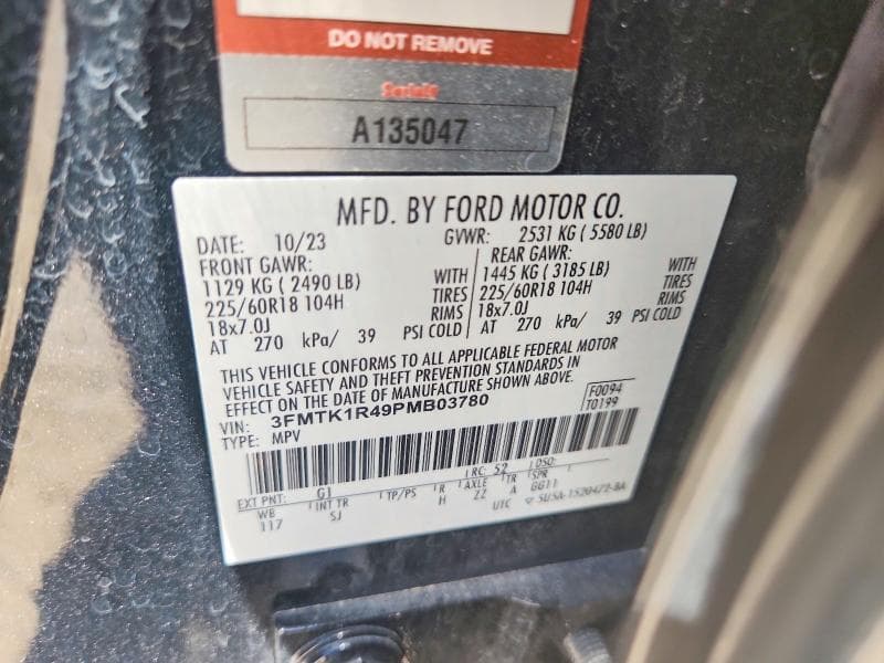 2023 FORD MUSTANG MACH-E SELECT 13