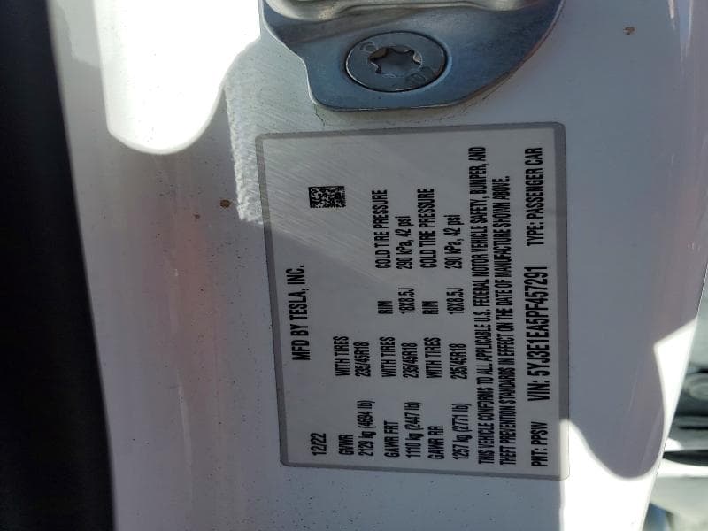 2023 TESLA MODEL 3 12