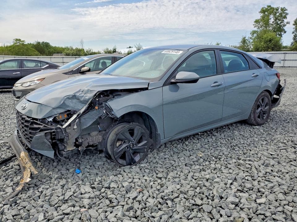 2022 HYUNDAI ELANTRA BLUE - 1