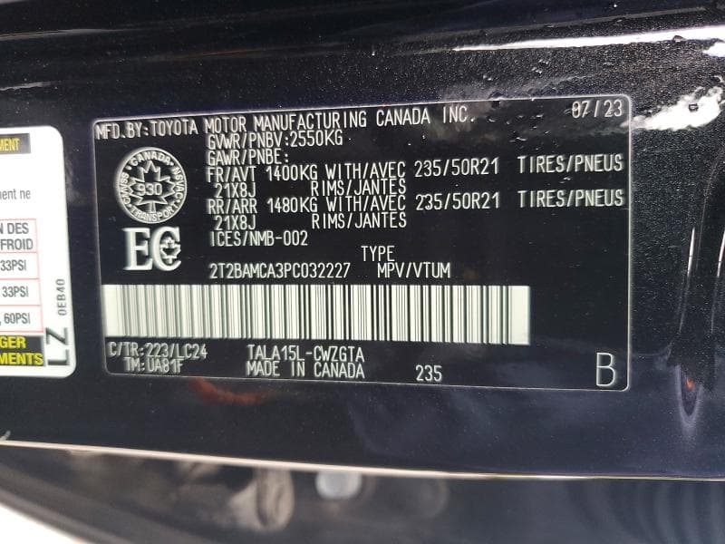 2023 LEXUS RX 350 BASE 13