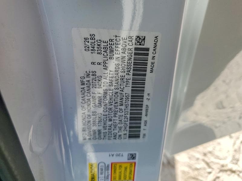 2026 HONDA CIVIC SPORT 13