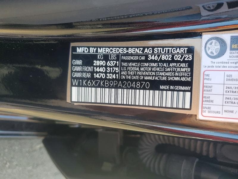 2023 MERCEDES-BENZ S MERCEDES-MAYBACH S680 4M 12