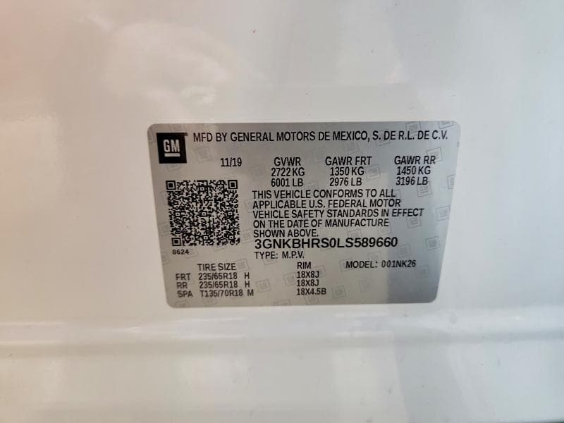 2020 CHEVROLET BLAZER 2LT 13