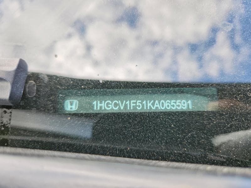 2019 HONDA ACCORD EXL 12