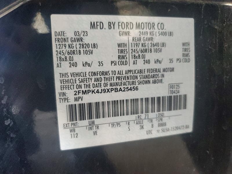 2023 FORD EDGE SEL 14