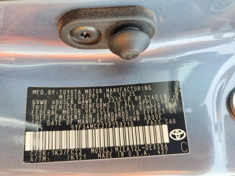 2026 TOYOTA COROLLA SE 12