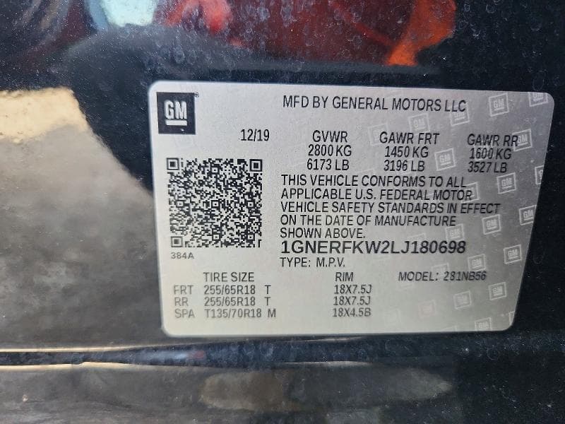 2020 CHEVROLET TRAVERSE LS 13