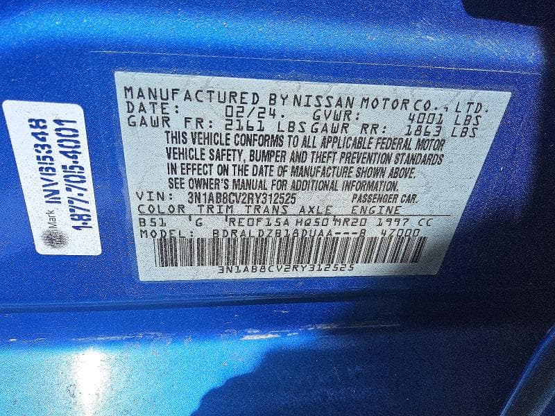 2024 NISSAN SENTRA SV 12