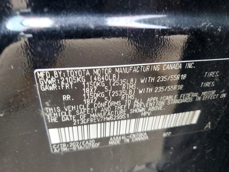2017 TOYOTA RAV4 LIMITED 13
