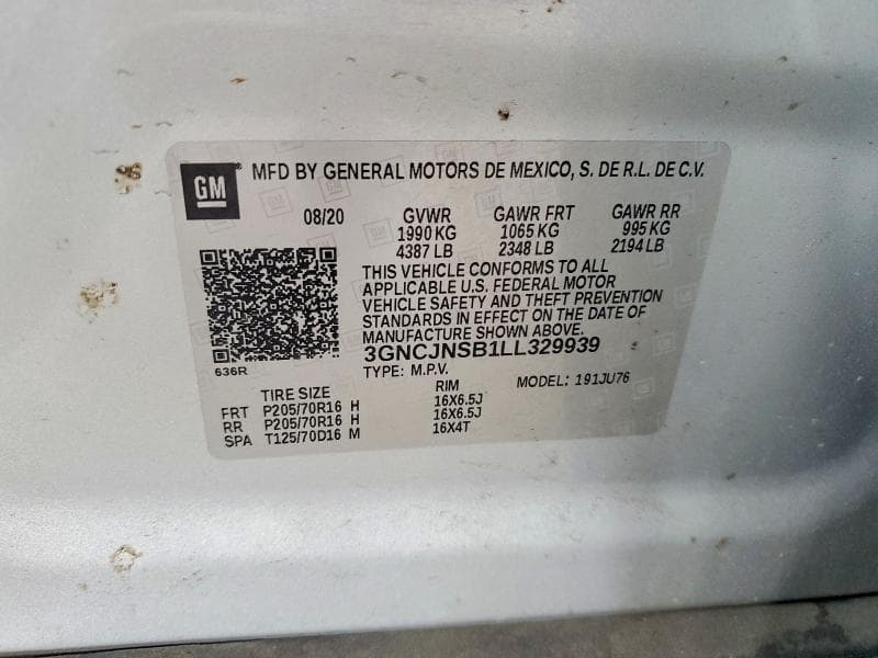 2020 CHEVROLET TRAX LS 13