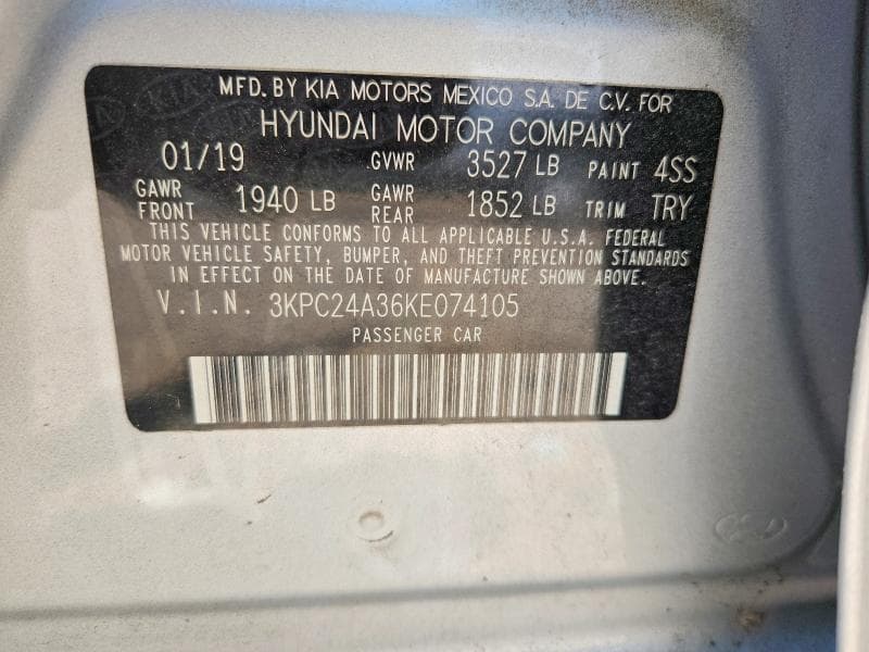 2019 HYUNDAI ACCENT SEL 12