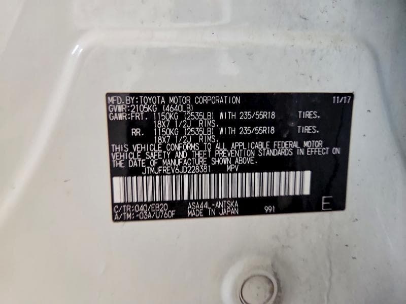 2018 TOYOTA RAV4 SE 13