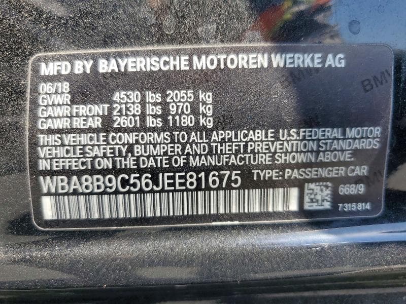 2018 BMW 330 I 12