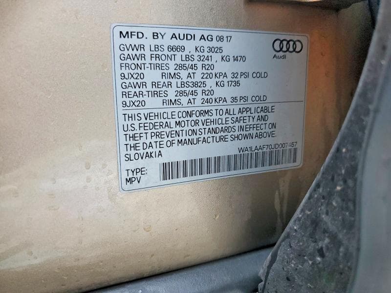 2018 AUDI Q7 PREMIUM PLUS 13