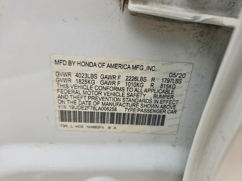 2020 ACURA ILX PREMIUM 12
