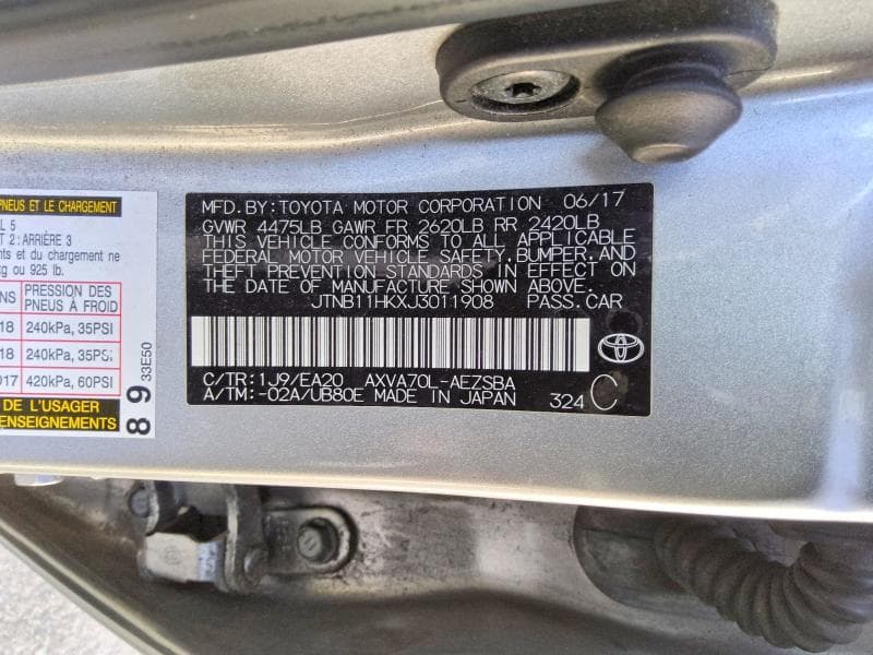 2018 TOYOTA CAMRY SE 13