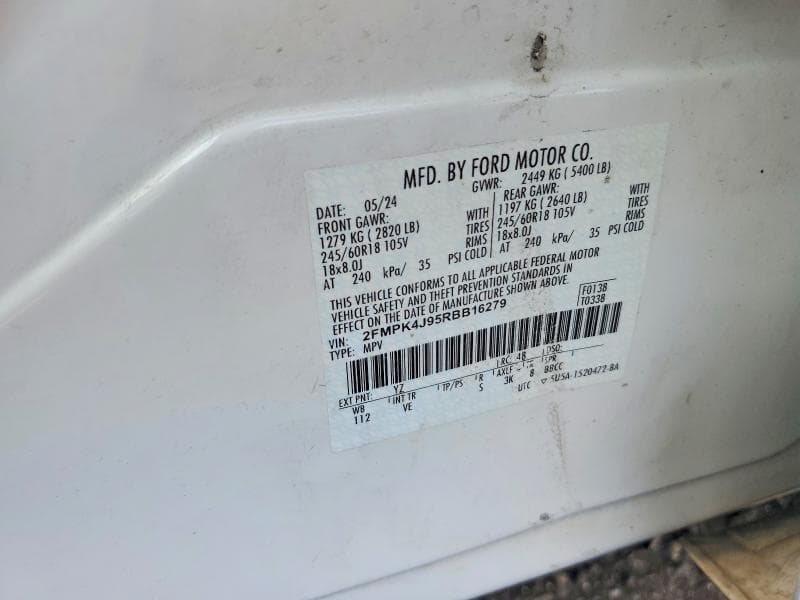 2024 FORD EDGE SEL 13