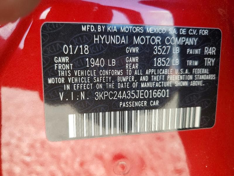 2018 HYUNDAI ACCENT SE 12