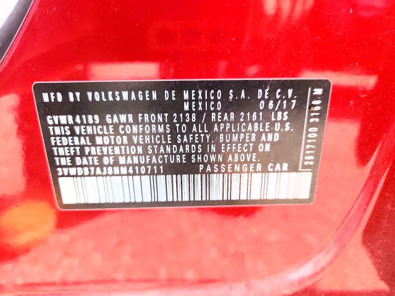 2017 VOLKSWAGEN JETTA SE 12