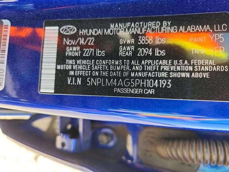 2023 HYUNDAI ELANTRA SEL 13