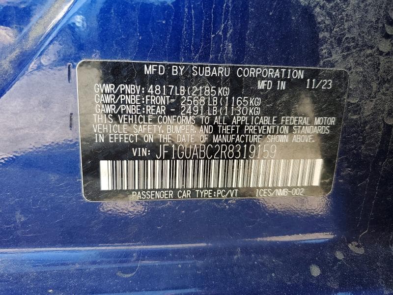 2024 SUBARU IMPREZA 14