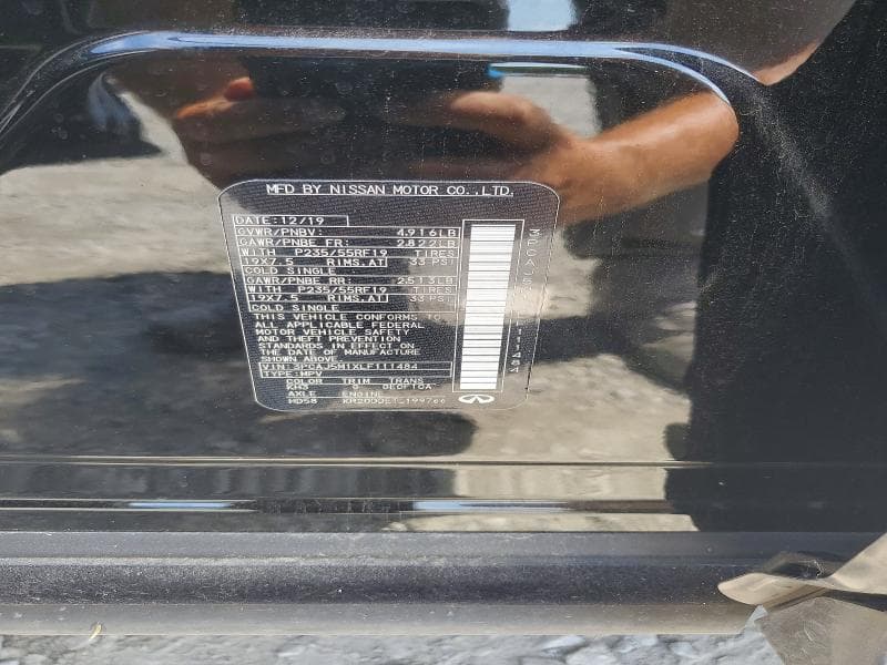 2020 INFINITI QX50 PURE 13