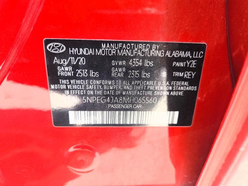 2021 HYUNDAI SONATA SE 13
