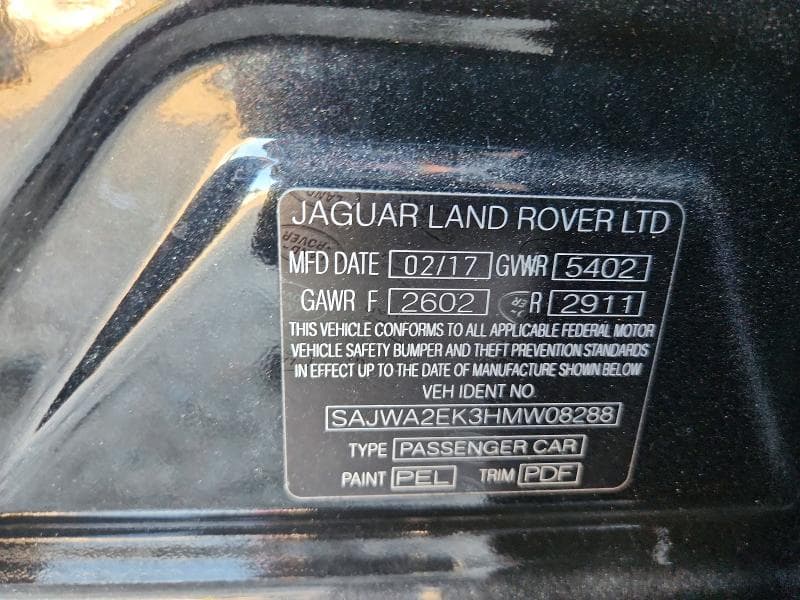 2017 JAGUAR XJR LONG WHEEL BASE 13